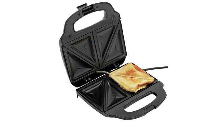 Cookworks 2 Portion Sandwich Toaster - Black GOODS Argos