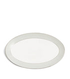 Wedgwood Gio Platinum oval bowl 16.5cm x 25.5cm, imported from the UK