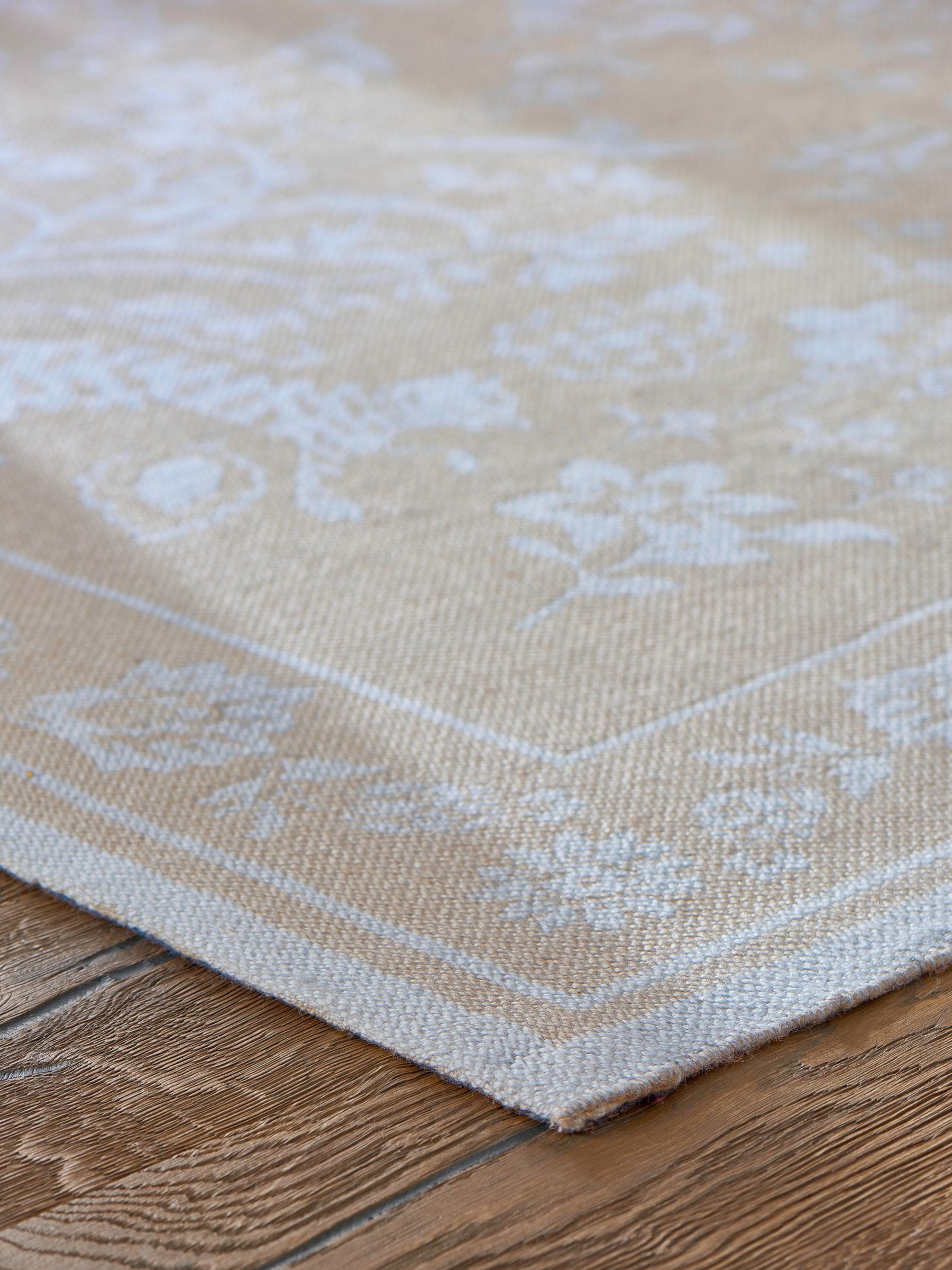 Joules Natural Hardwick flat weave rug, imported from the UK