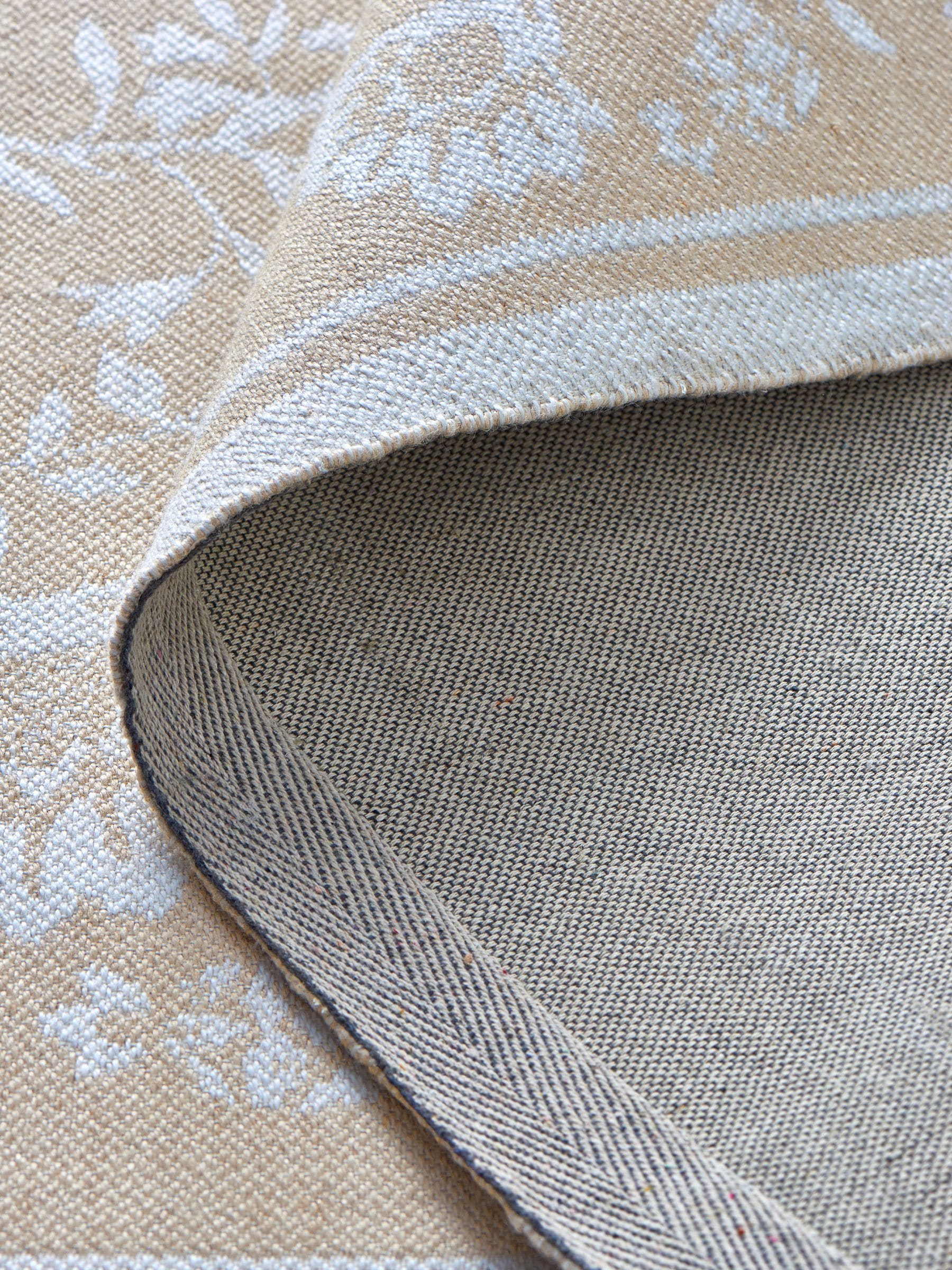 Joules Natural Hardwick flat weave rug, imported from the UK