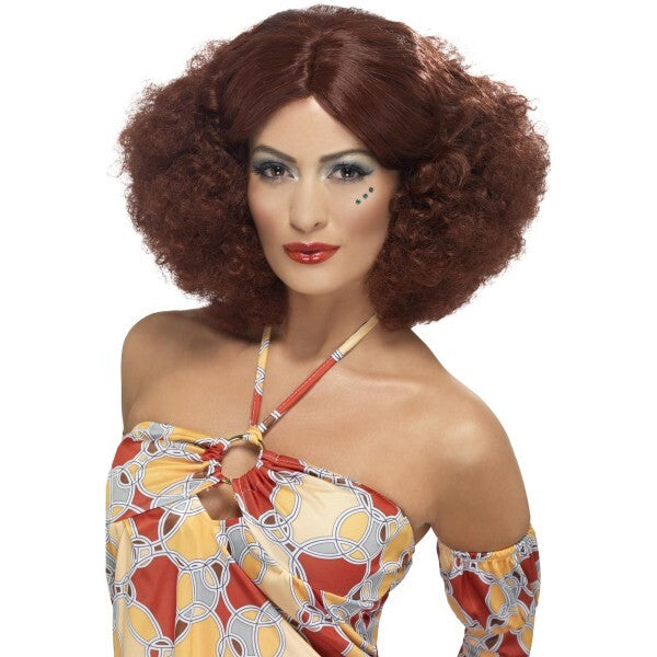 Smiffys 70s Afro Wig auburn - British product