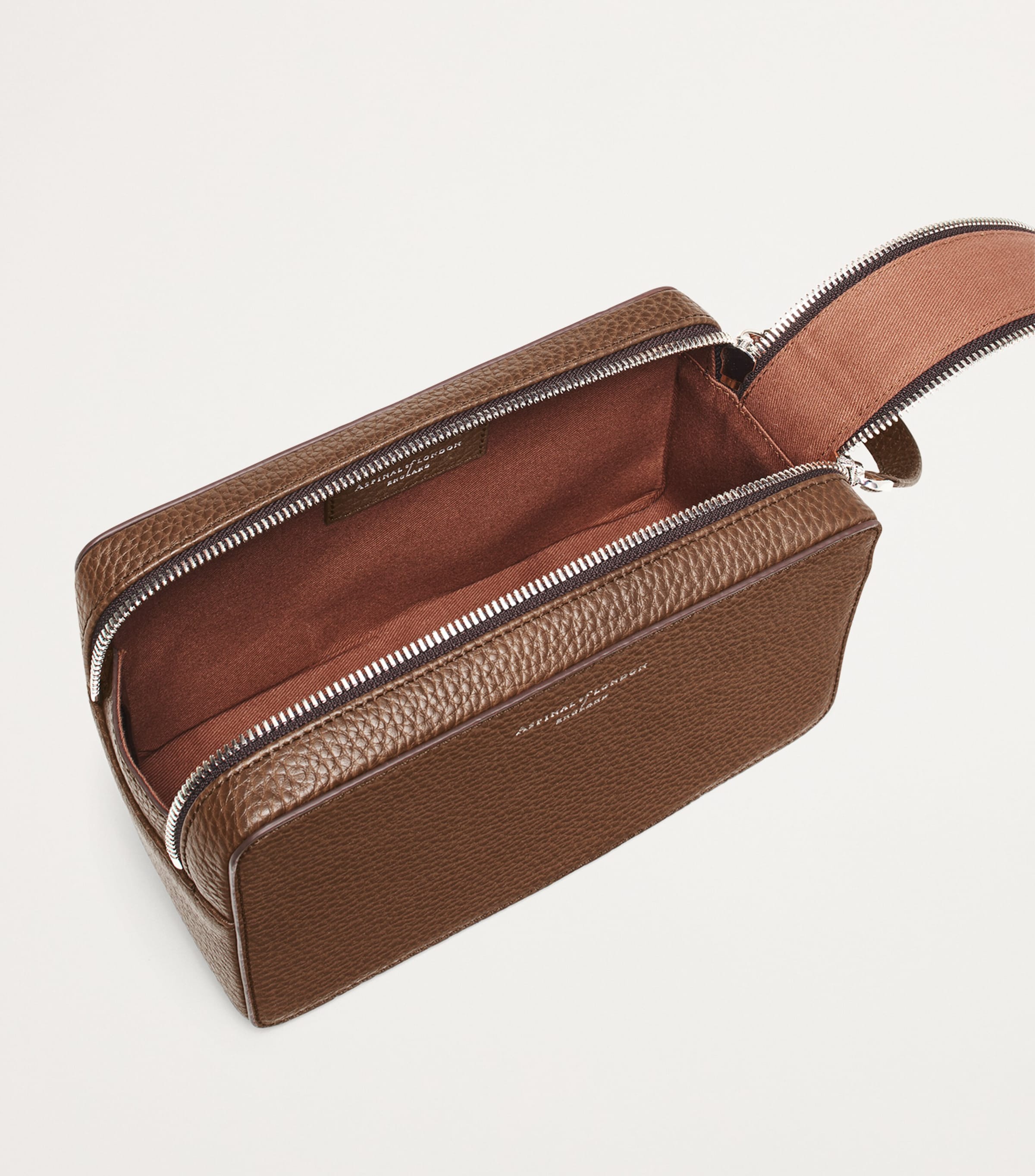 Aspinal of London Mount Street toiletries bag - British product