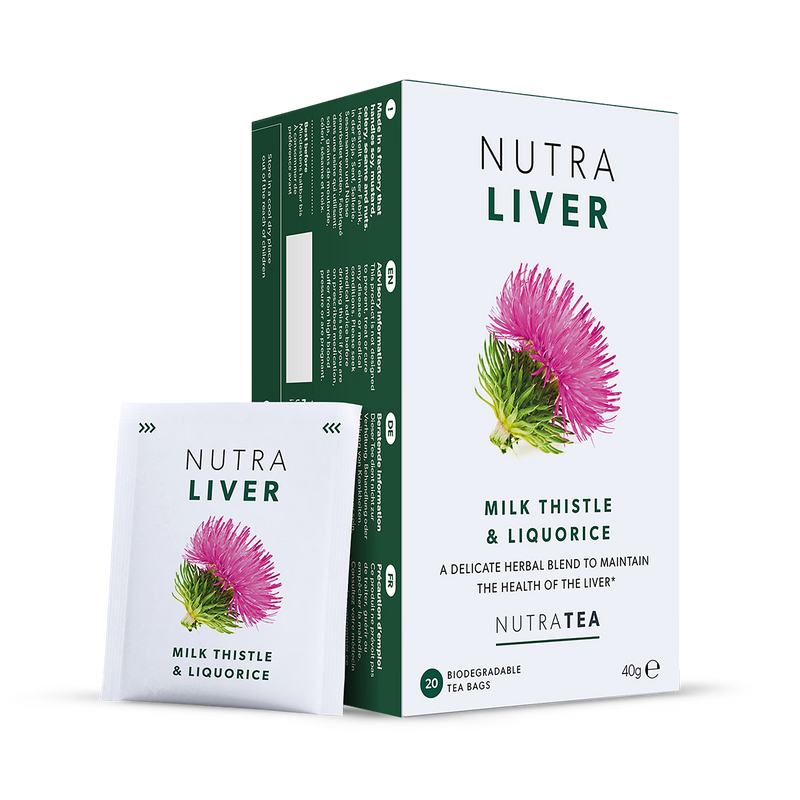 NutraLiver herbal tea 20 tea bags - British product