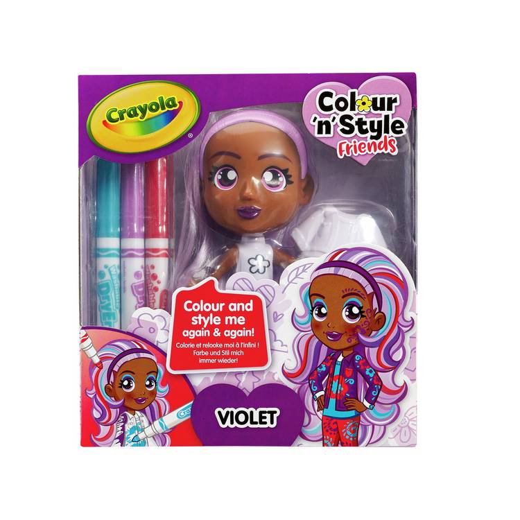 Crayola Colour 'n' Style Friends doll, UK version
