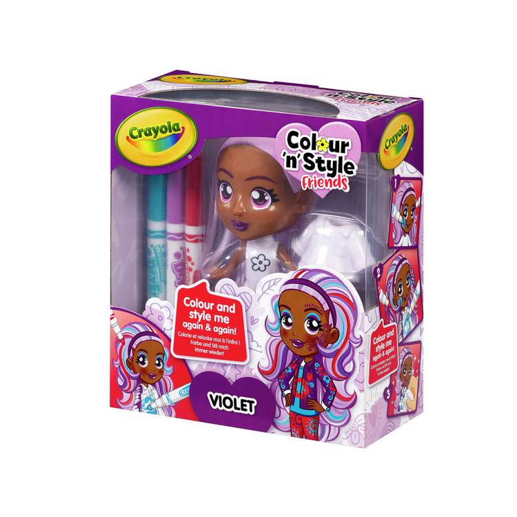 Crayola Colour 'n' Style Friends doll, UK version