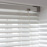 Habitat white faux wood venetian blind 60cm, imported from the UK