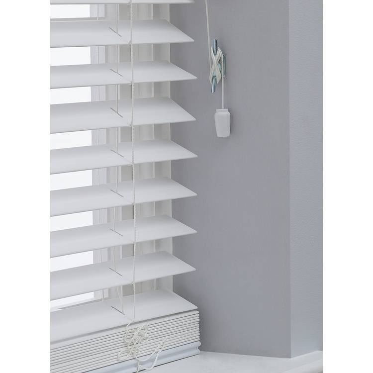 Habitat white faux wood venetian blind 60cm, imported from the UK