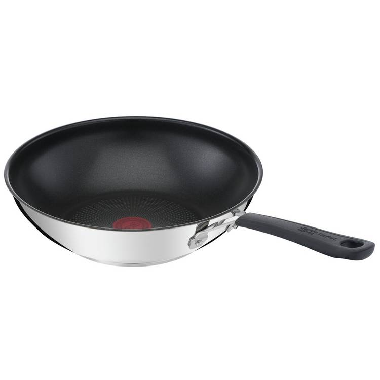 Tefal Jamie Oliver wok 28cm stainless steel (British brand)