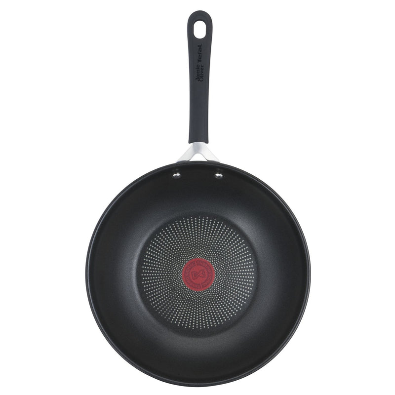 Tefal Jamie Oliver wok 28cm stainless steel (British brand)
