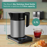 Bosch variable temperature kettle black 1.7 litre, UK version