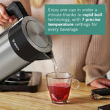 Bosch variable temperature kettle black 1.7 litre, UK version