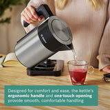 Bosch variable temperature kettle black 1.7 litre, UK version