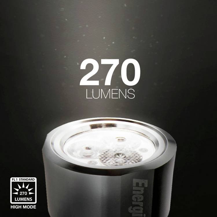 Energizer Vision HD compact metal torch 270 lumens (British brand)