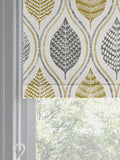 Next Lino Leaf roller blind ochre yellow - British product