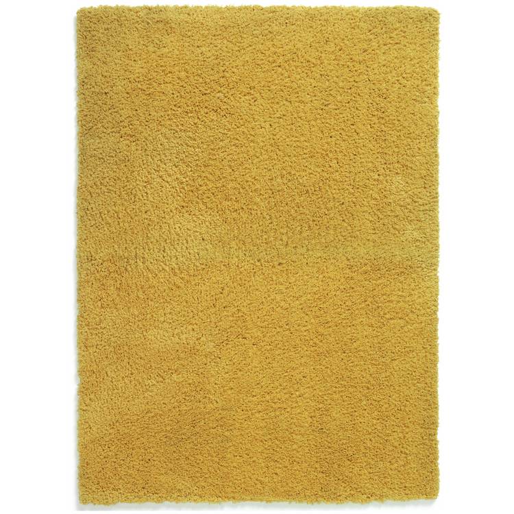 Habitat Cosy Mustard Shaggy Rug 80x150cm, imported from the UK