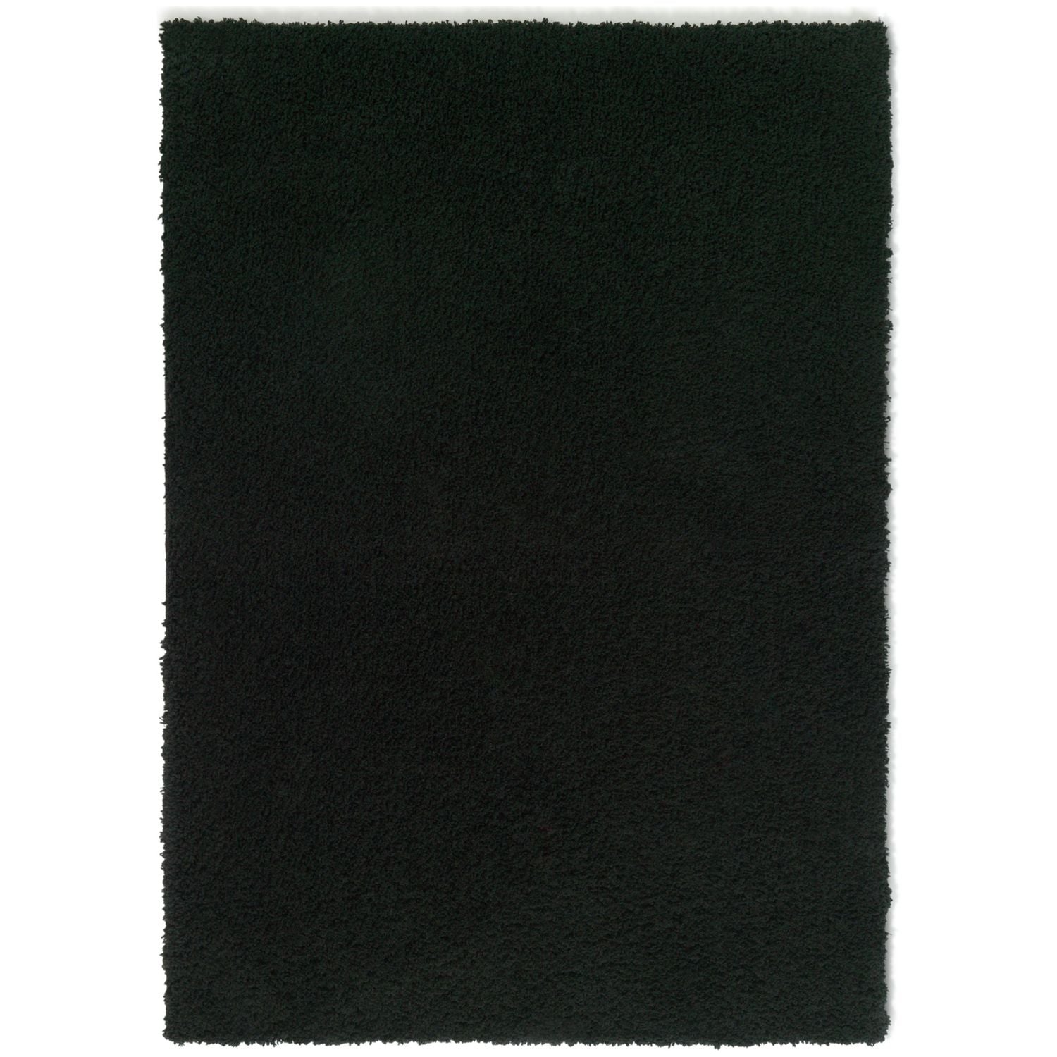 Habitat Cosy Black  Rug - 120x170cm