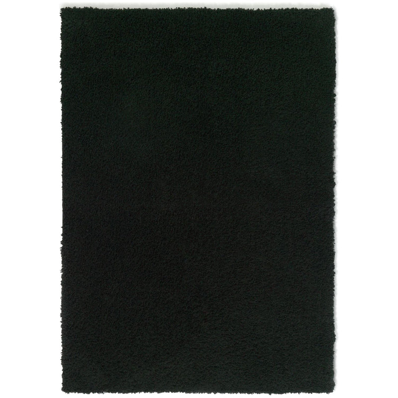Habitat Cosy Black  Rug - 120x170cm