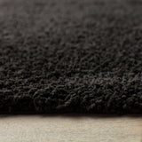 Habitat Cosy Black  Rug - 120x170cm