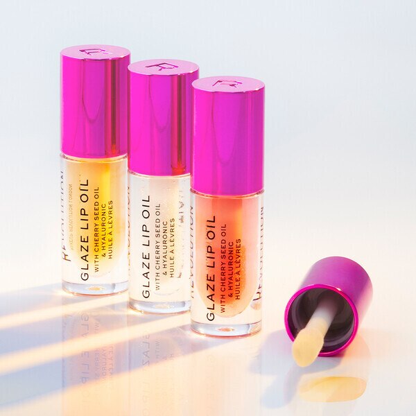 Revolution Glaze Lip Oil Lust Clear