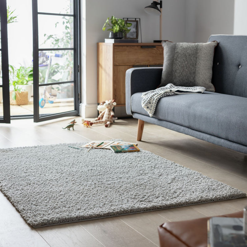 Habitat Cosy Dove Grey  Rug - 120x170cm