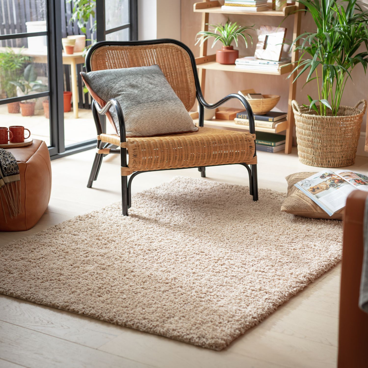 Habitat Cosy Natural  Rug - 120x170cm