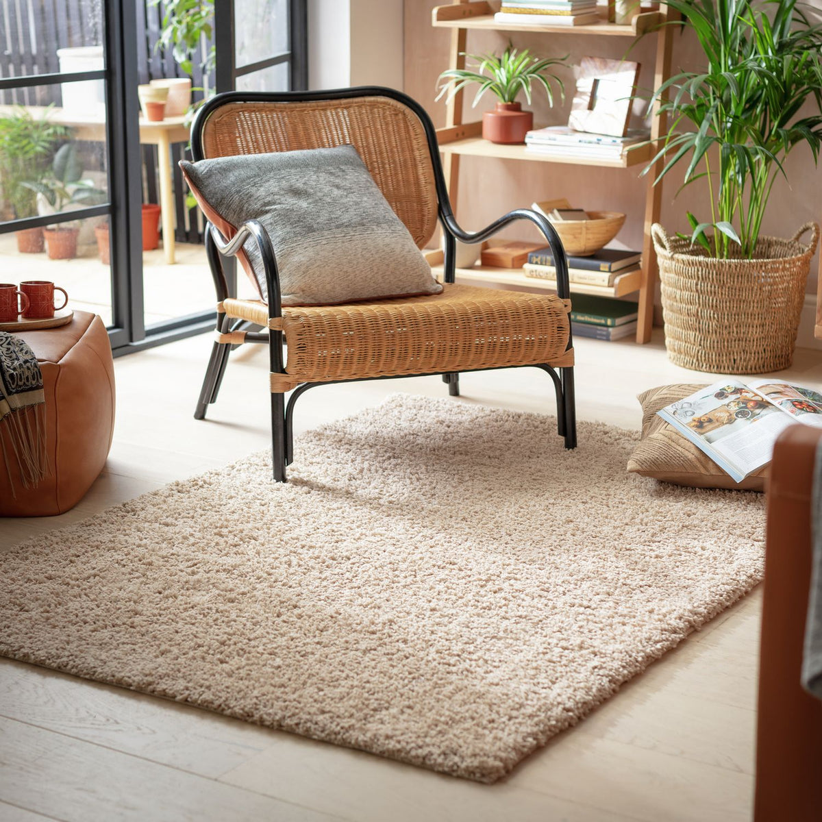 Habitat Cosy Natural  Rug - 120x170cm