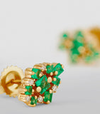Suzanne Kalan La Fantaisie stud earrings 18k gold, imported from the UK