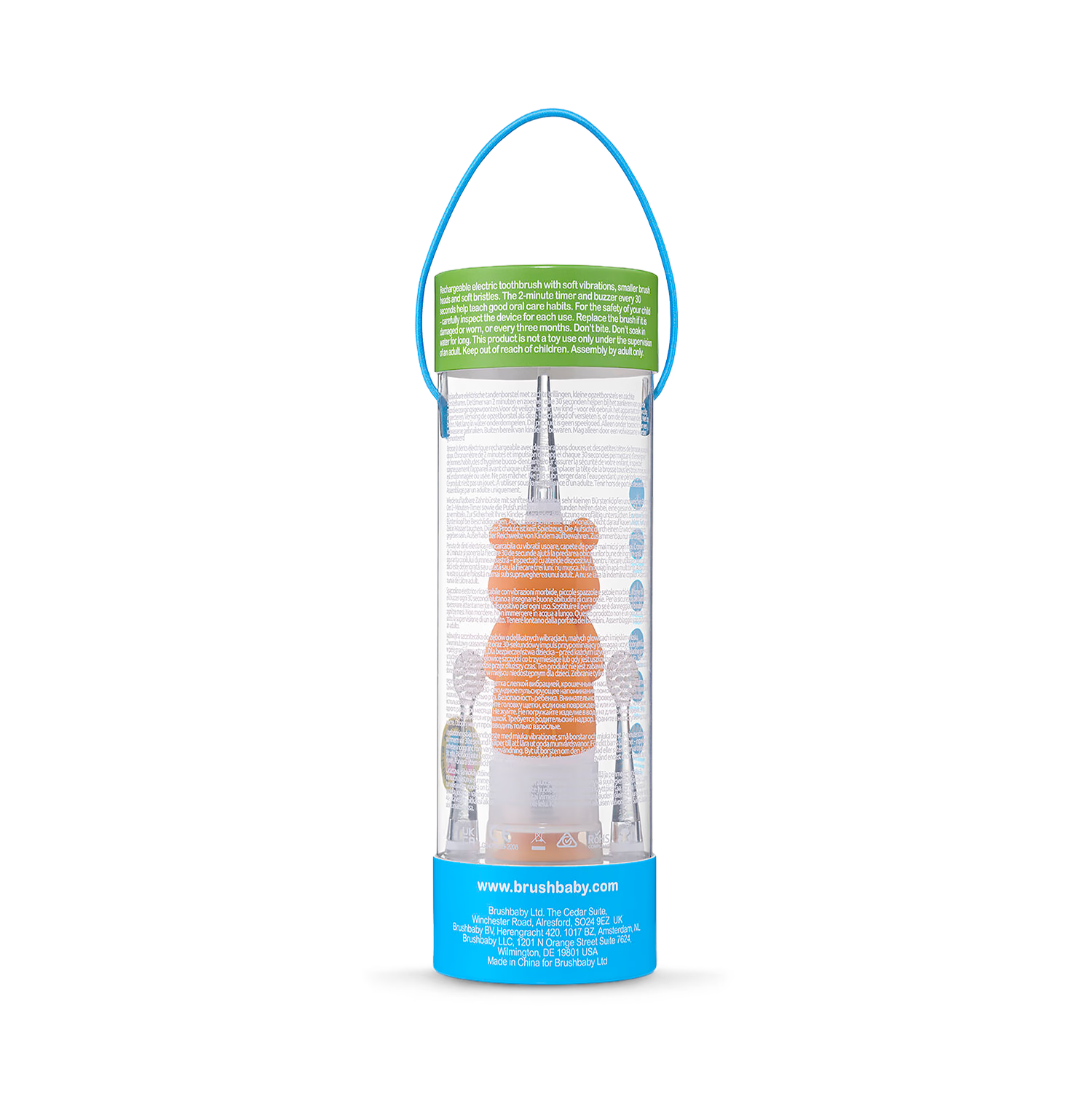 WildOnes tiger rechargeable toothbrush (British brand)