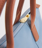 Harrods nylon tote bag with leather trims, imported from the UK