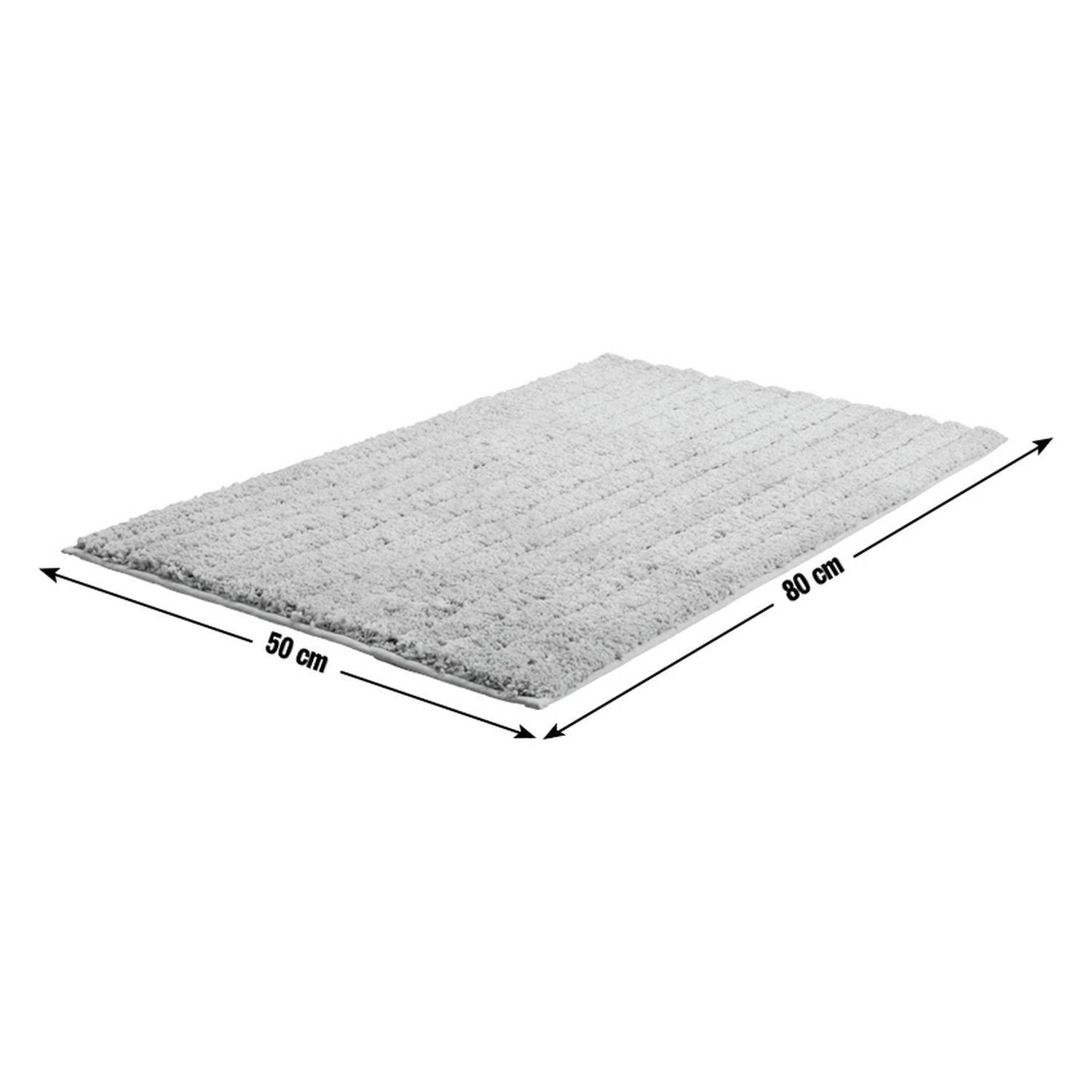 Habitat Supersoft Quick Dry Bath Mat - Silver