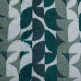 Habitat geometric bath towel in blue and green 70x130cm - British product