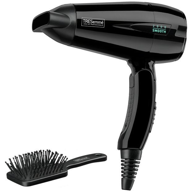 TRESemme folding travel hair dryer (British brand)