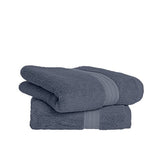 Habitat Egyptian cotton hand towels Rustic Blue - British product