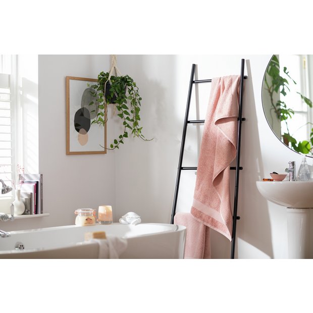 Habitat Hygro antimicrobial bath towel blush, UK version