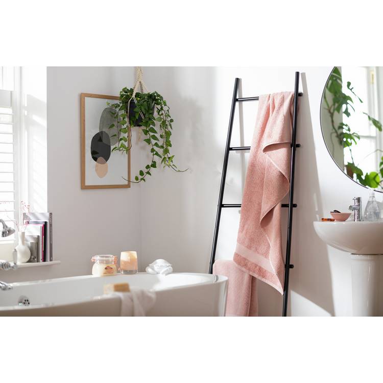 Habitat Hygro antimicrobial bath towel blush, UK version
