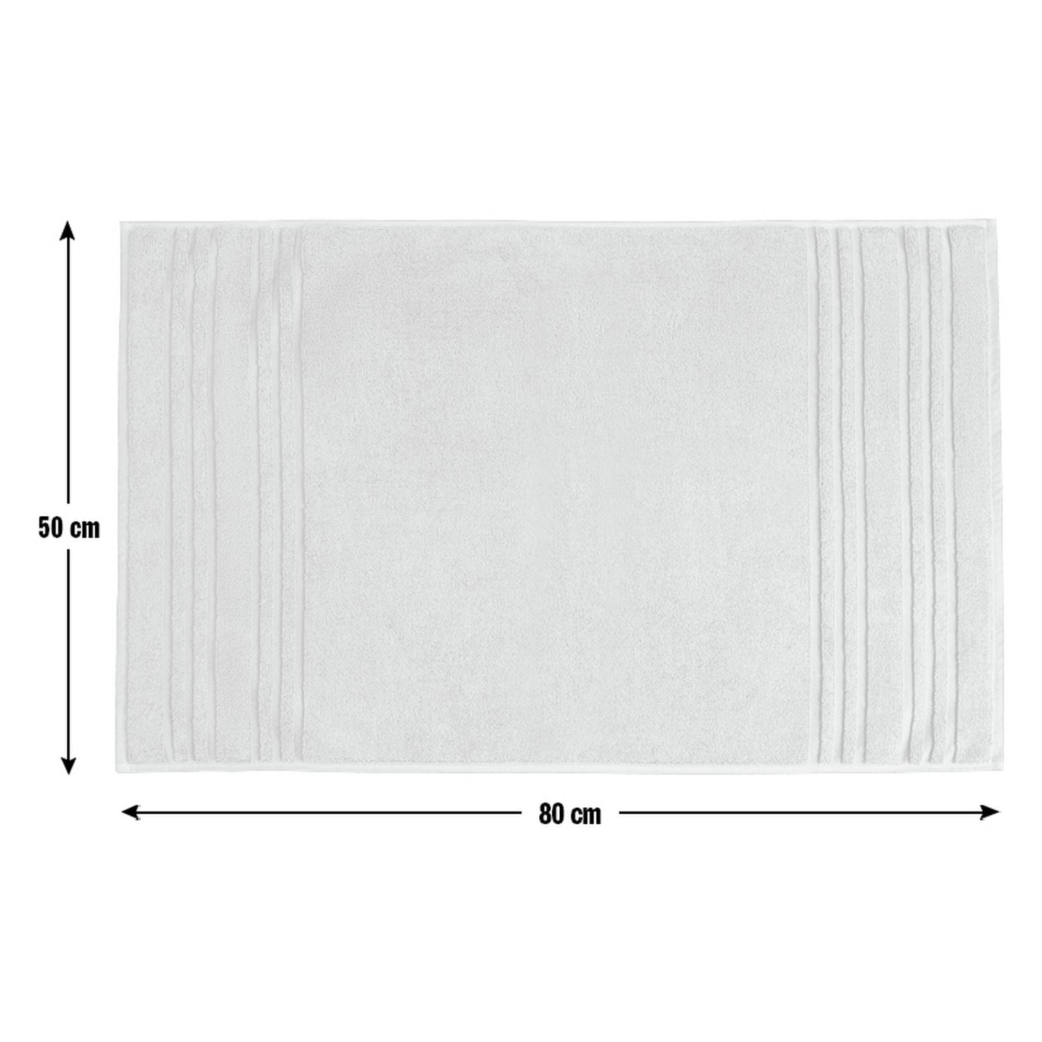 Habitat Hygro cotton antimicrobial bath mat grey 50x80cm, UK version