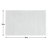 Habitat Hygro cotton antimicrobial bath mat grey 50x80cm, UK version