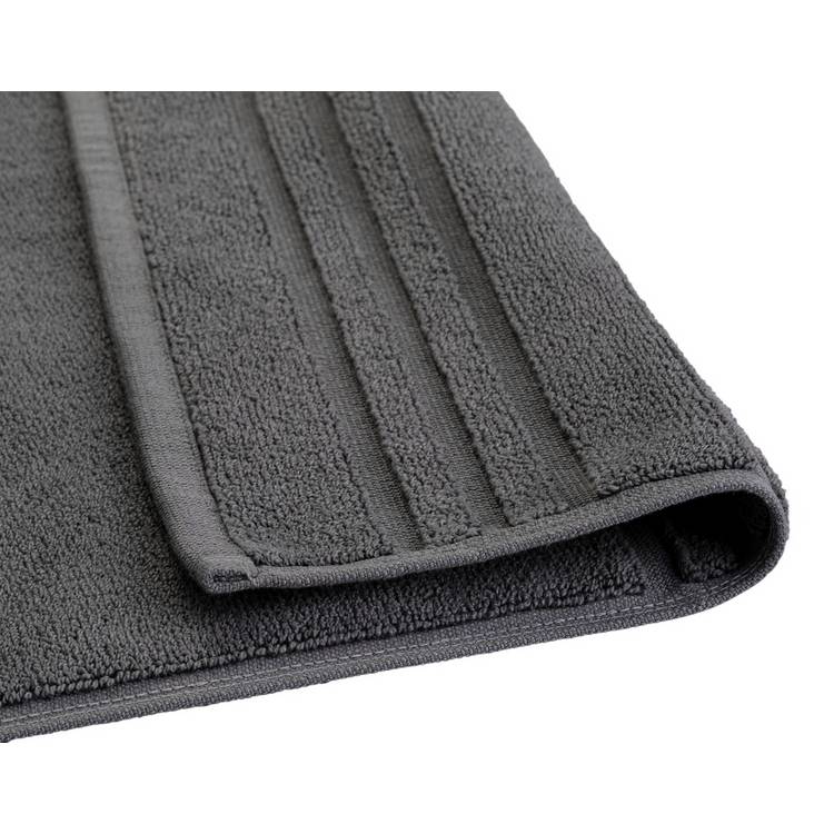 Habitat Hygro cotton antimicrobial bath mat grey 50x80cm, UK version
