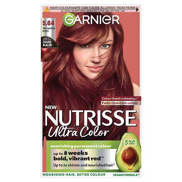 Garnier Permanent Hair Dye 5.64 Terracota Chili, UK version