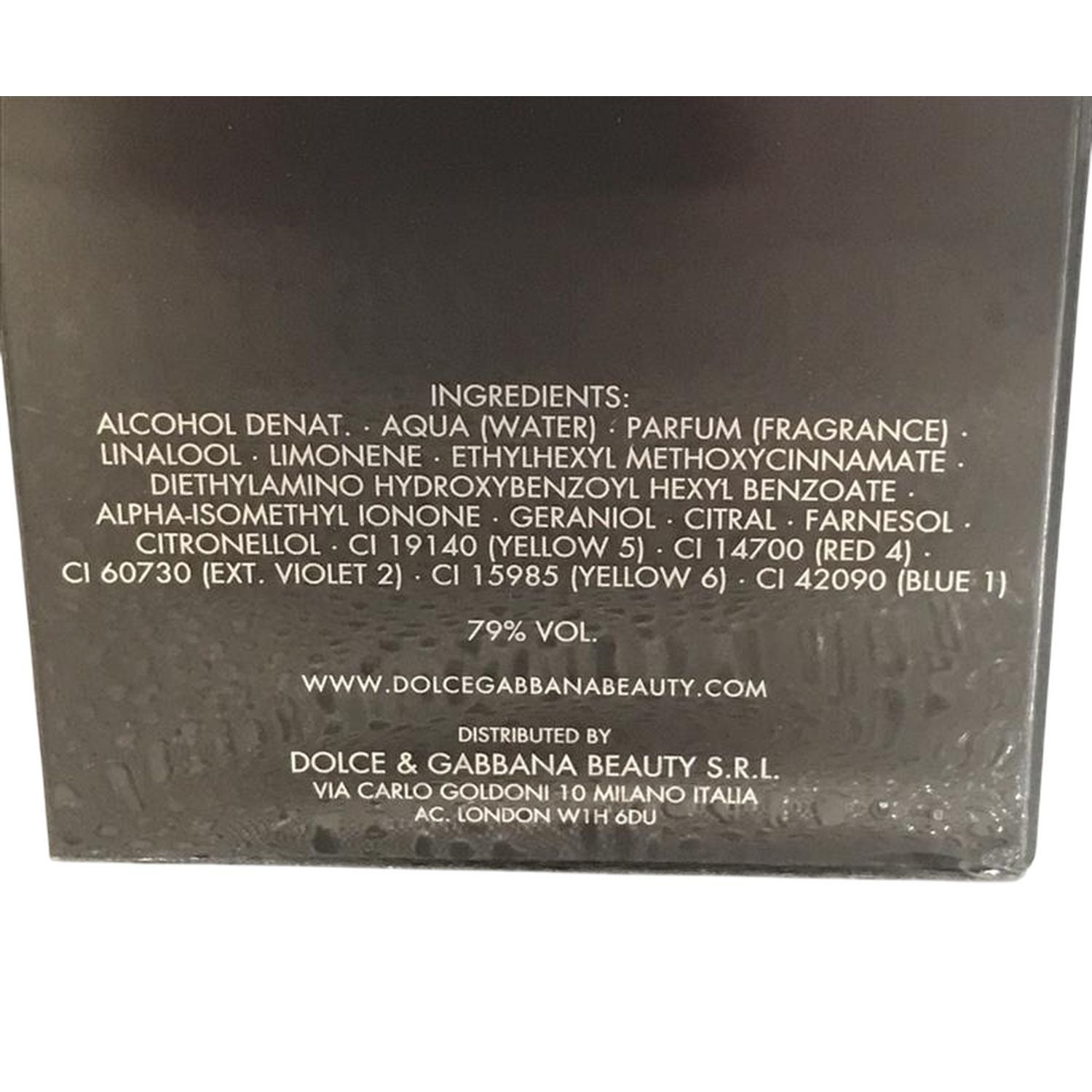 Dolce & Gabbana The One for Men EDT 100ml (British brand)