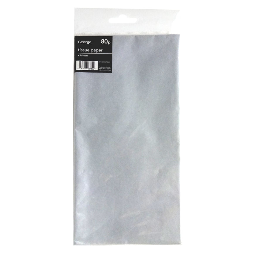 George Home Silver Tissue Paper General Household ASDA   