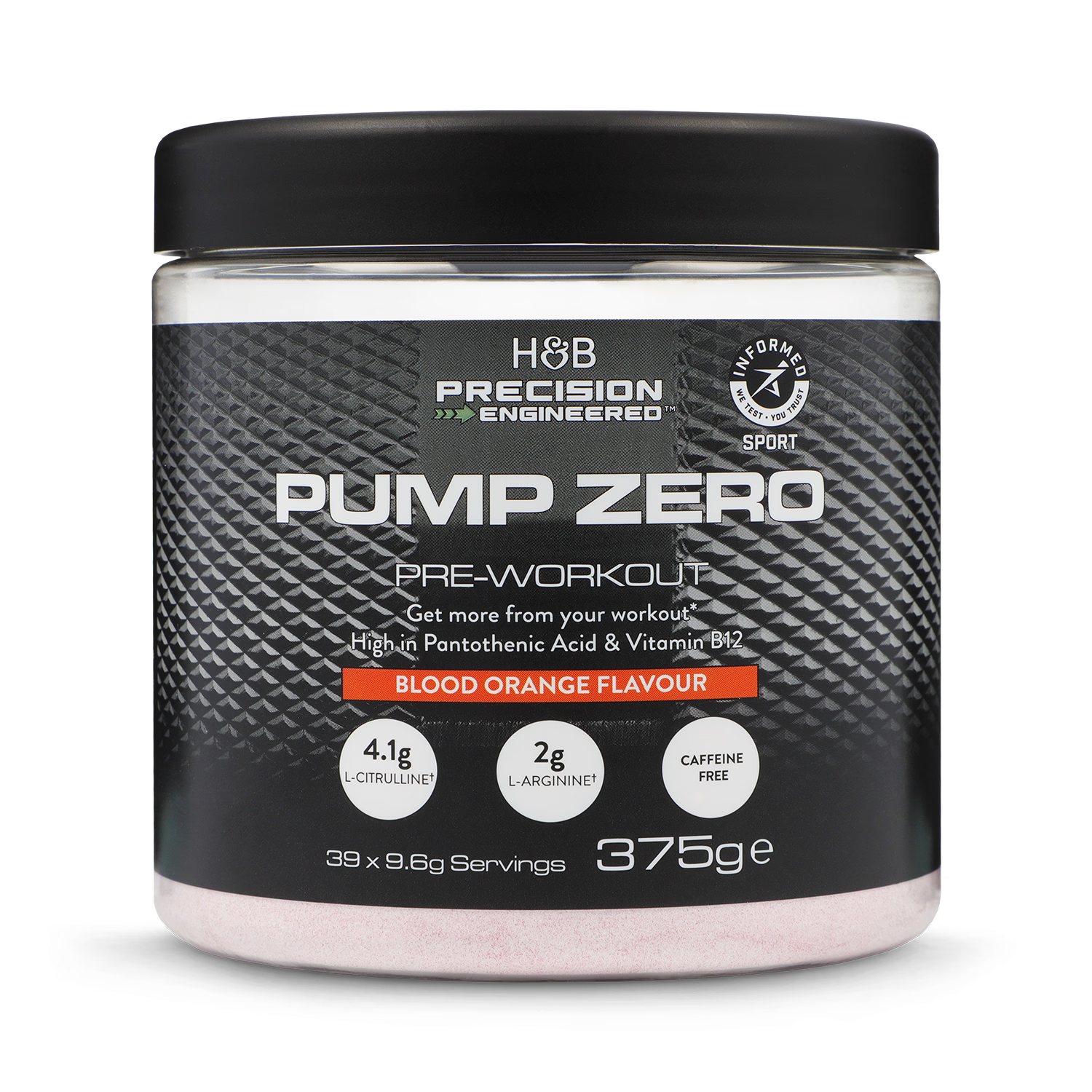 Pump Zero Pre Workout Blood Orange 375g