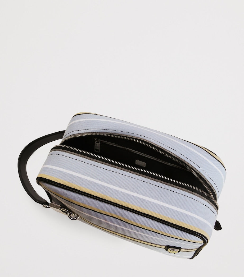 Dolce&Gabbana striped lock top-handle bag - British product