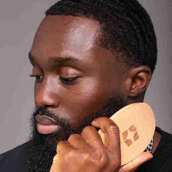 SHYNE soft wave and beard brush for grooming (British brand)
