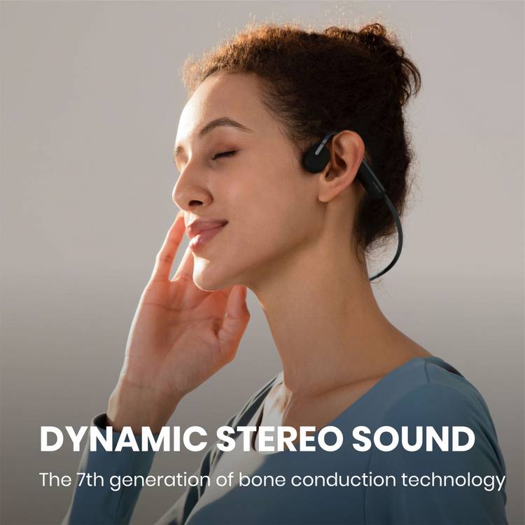 Shokz OpenMove bone conduction headphones grey, UK version