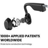 Shokz OpenMove bone conduction headphones grey, UK version