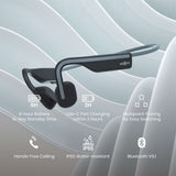 Shokz OpenMove bone conduction headphones grey, UK version