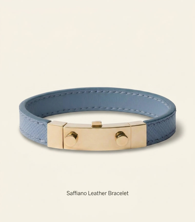 Prada Saffiano leather bracelet 1cm - British product