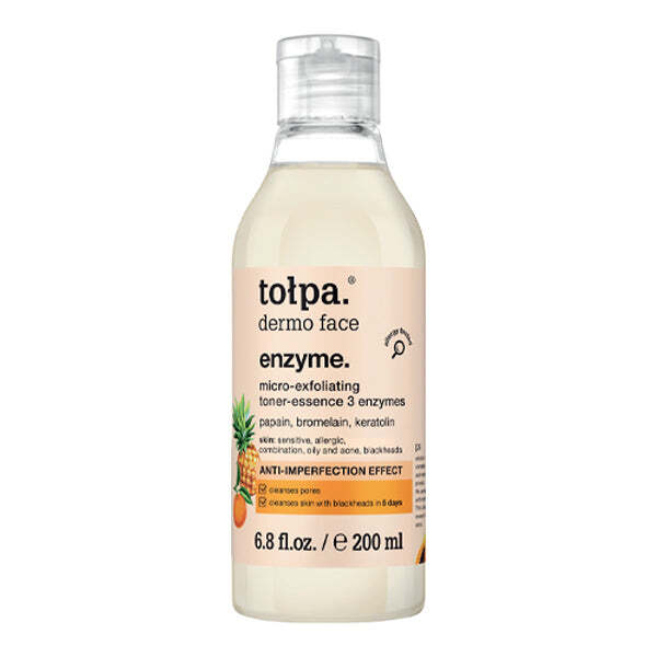 Tolpa Dermo Face Enzyme Micro-Exfoliating Tonic Essence 200 ml, UK version