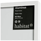 Habitat Aluminus white metal picture frames 2 pack 10x15cm, UK version